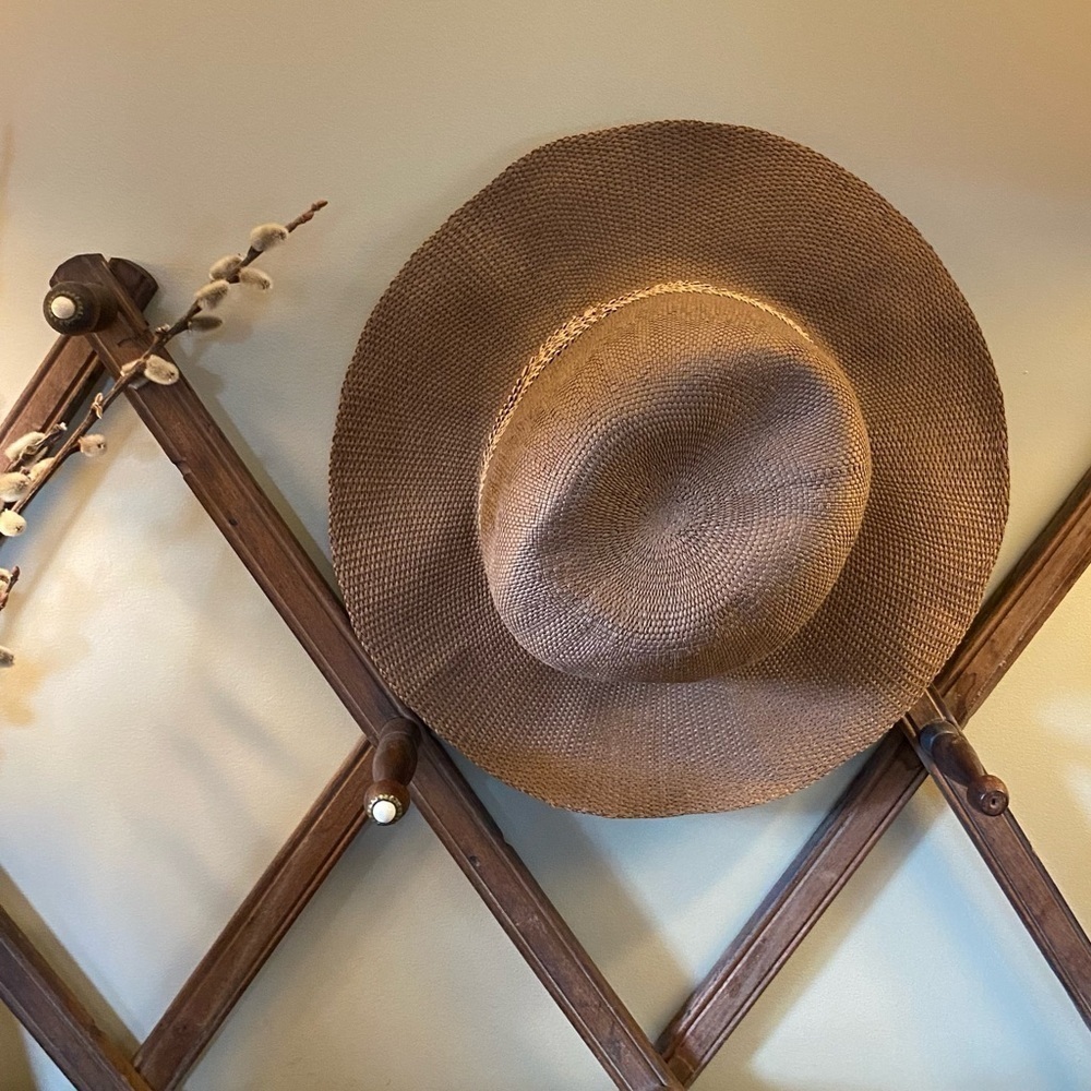ZARA Sun Hat Lightweight Raffia Light Brown US Size S